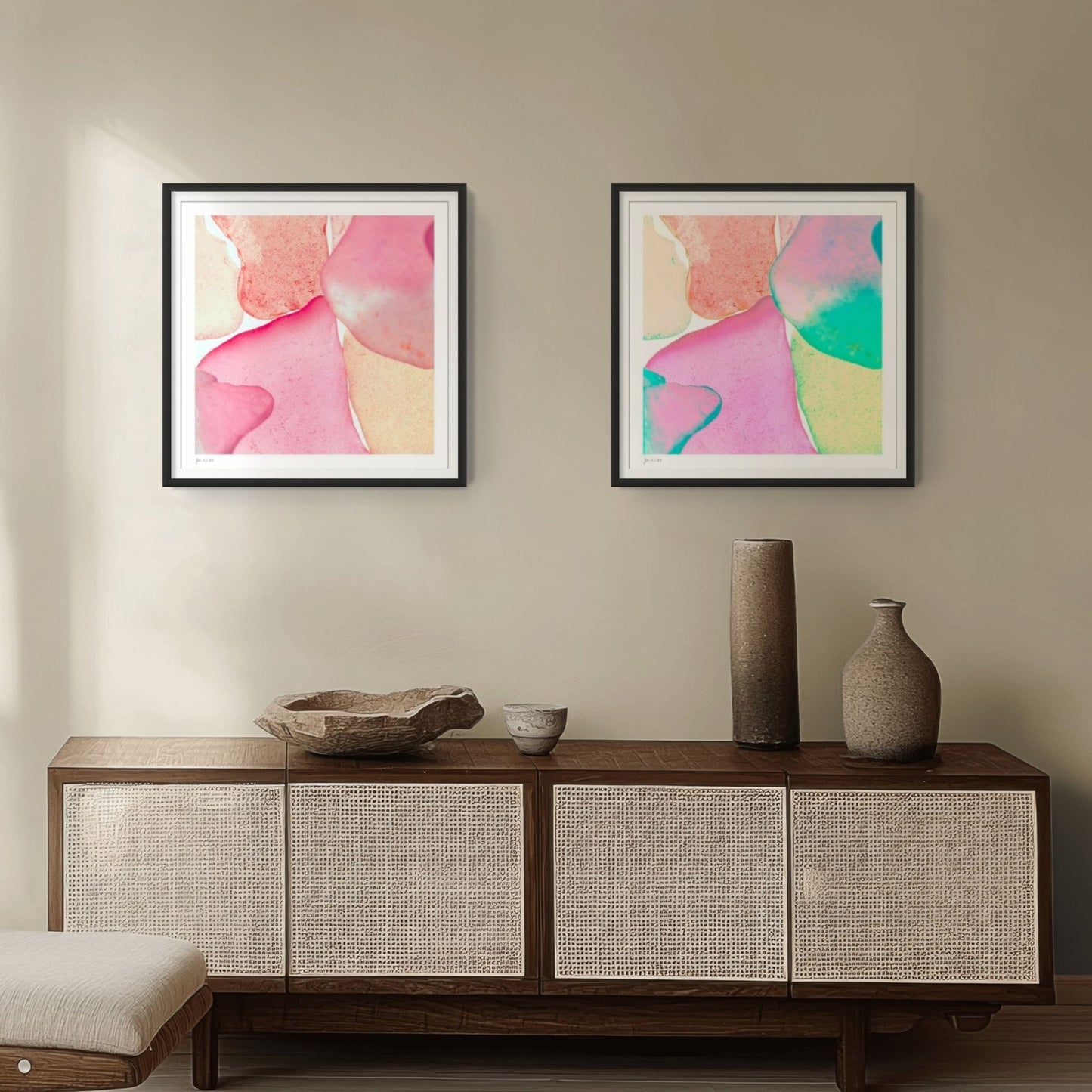 Pop Glasses – Mint contemporary wall art photography print by Jeanne Le Menn