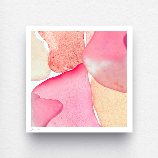 Pop Glasses Blush modern photographic print signed and numbered in limited edition by Jeanne Le Menn