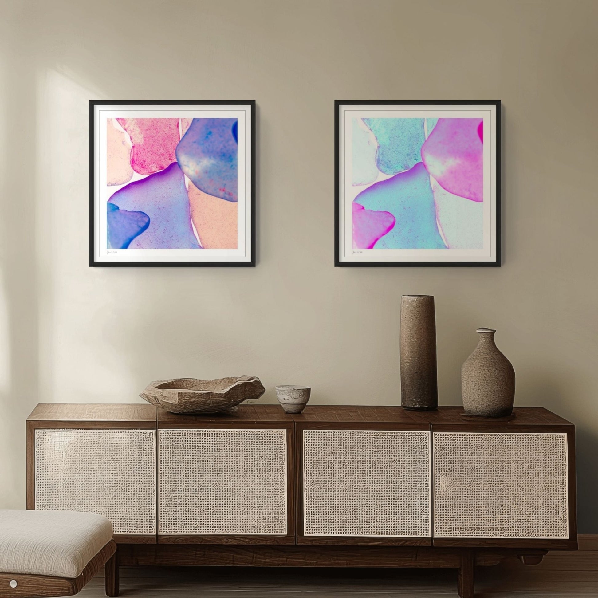 Pop Glasses – Neon contemporary wall art photography print by Jeanne Le Menn