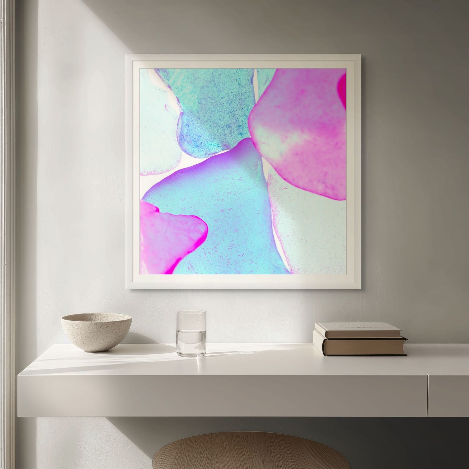 Pop Glasses – Lagoon contemporary wall art photography print by Jeanne Le Menn
